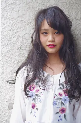 ロング カラー 縮毛矯正×髪質改善 店長　DAITOのヘアスタイル