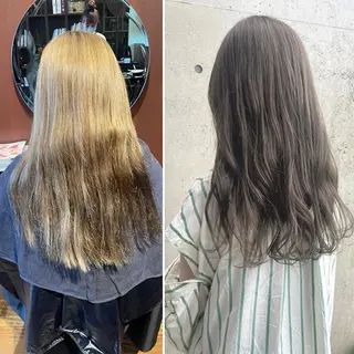 ロング カラー 日高 香織のヘアスタイル
