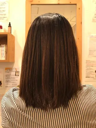 セミロング パーマ TELA HAIR 幕張本郷店 千尋のヘアスタイル