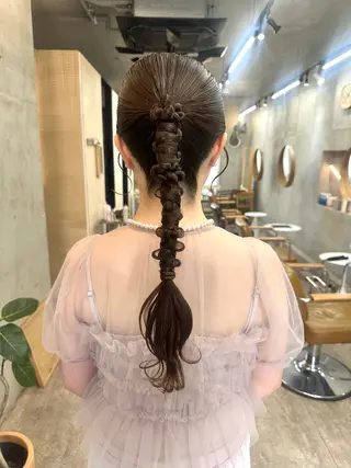 ロング ヘアアレンジ カットモデル募集中 ／HARUKA🎀のヘアスタイル