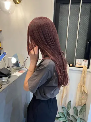 ロング miyabi🌙 大阪／梅田ヘアカラーのヘアスタイル