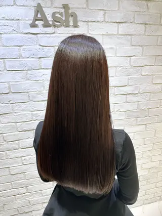 ロング 髪質改善/縮毛矯正 /カラー/篠塚菜々子のヘアスタイル