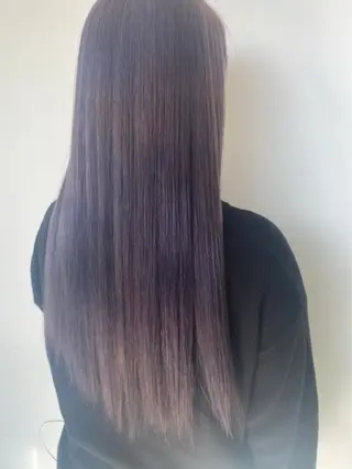 ロング カラー フクダ レンのヘアスタイル