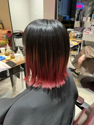 ミディアム カラー 🦩レイヤー|透明感 カラー🦩makoのヘアスタイル