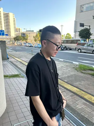 ショート メンズ メンズパーマの達人 / タカシマダイスケのヘアスタイル