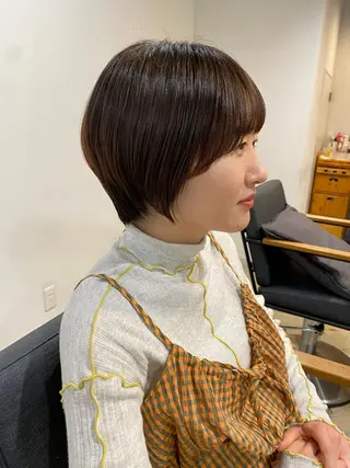 ショート レイヤー/大人ボブ 渡邉【日吉美容室】のヘアスタイル