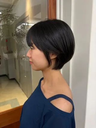 ショート 透明感カラー/顔周り カット/ののか💞のヘアスタイル