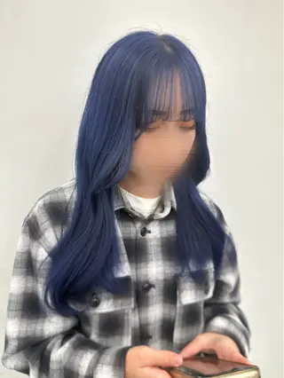 ロング カラー パーマ ヘアアレンジ メンズ キッズ ♥️韓国ヘア レイヤー♥️ゆりのヘアスタイル