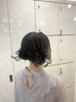 ヘアアレンジ 都築 明日香のヘアスタイル