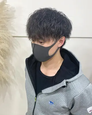 ショート パーマ メンズ liberte(リベルテ)所属・🤍韓国髪質改善🤍 クメユウキのヘアスタイル