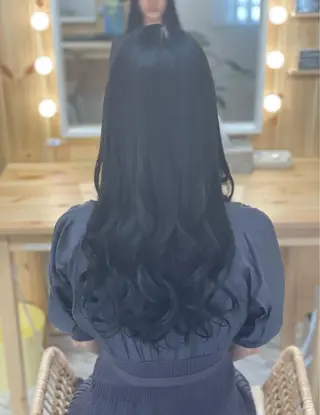 ロング ヘアアレンジ 鷲見 望のヘアスタイル