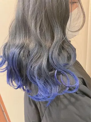 セミロング カラー 山中 亮司のヘアスタイル