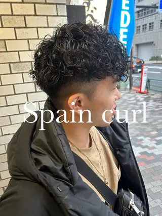 ショート パーマ メンズ 💈メンズ短髪特化 ✂︎伊藤大輝💈のヘアスタイル