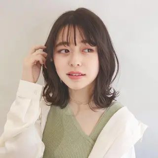 ミディアム カラー 徳本 駿太のヘアスタイル