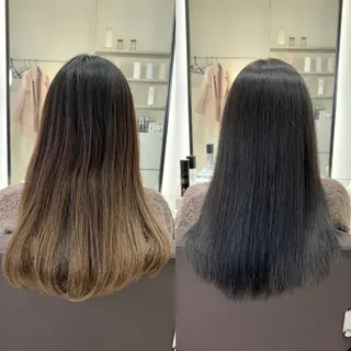 ロング EIGHT plum TOKIOリミテッドのヘアスタイル