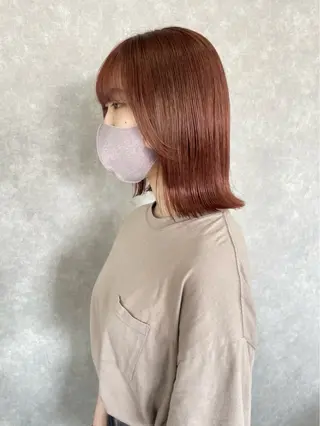 ミディアム カラー 成城美容室 YOSHIMURAのヘアスタイル
