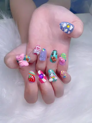 ネイル princess スカルプ専門店のネイルデザイン