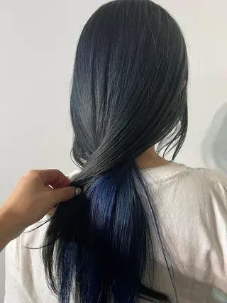 ロング カラー ヘアアレンジ キッズ マツエク・マツパ アイブロウ 透明感カラー/推しカ ラー☁️JURAのヘアスタイル