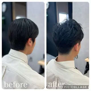 メンズ Aguhair milo森山知幸のヘアスタイル