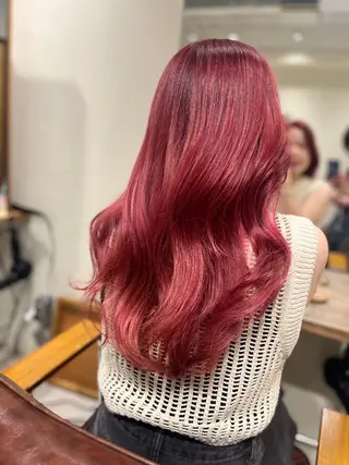 ロング カラー 🦮shiori アイドルオタク🦮のヘアスタイル