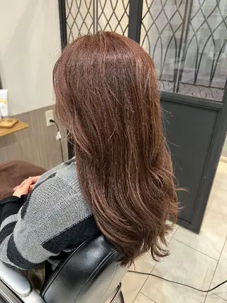 カラー 暖色🍎透明感カラー 🩵小林かりんのヘアスタイル