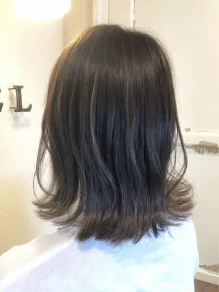 ミディアム カラー 髪質改善ヘアケア 艶髪特化/上田のヘアスタイル