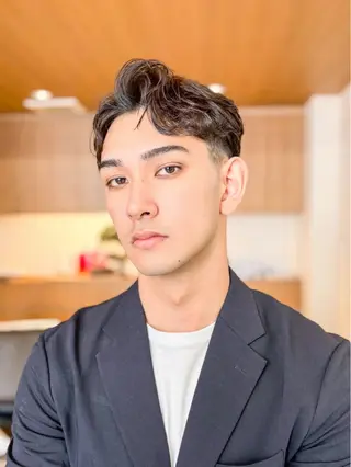 ショート パーマ メンズ 【メンズ縮毛矯正】 FILMS  軍司のヘアスタイル