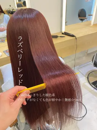 セミロング カラー あざと可愛い❤️ 髪質整形💊　輝のヘアスタイル