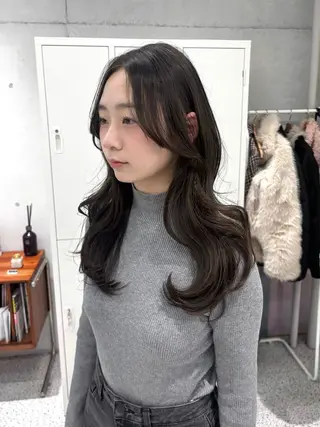 ロング 韓国レイヤー/ヘア カラー🎀ayamiのヘアスタイル