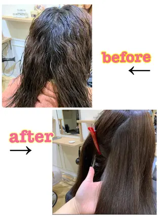 セミロング 髪質改善お任せ ください♪ひとみのヘアスタイル