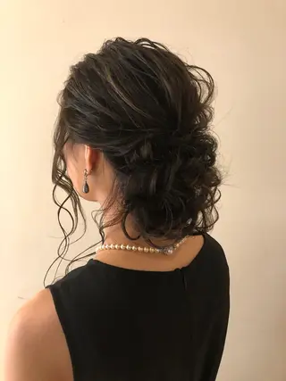 ロング ヘアアレンジ レイヤーカット✂️ 横浜No1♡下鳥翔子のヘアスタイル
