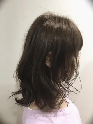 ミディアム カラー 髪質改善サロン Canon bellのヘアスタイル