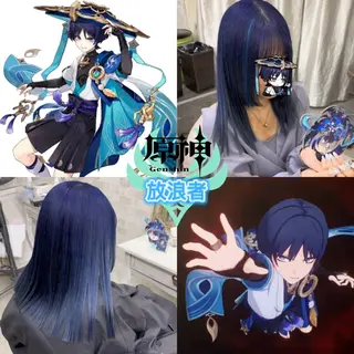 ミディアム カラー 推しカラー💫 ブリーチ💫若菜覚のヘアスタイル