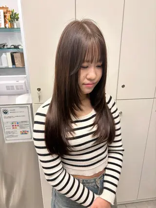 ロング カラー LOMARLIE / 𝐂𝐇𝐈𝐊𝐀のヘアスタイル