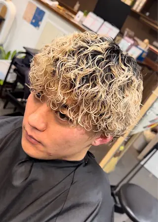 パーマ メンズ 年間2000名担当◎ パーマ職人/仲原佑樹のヘアスタイル