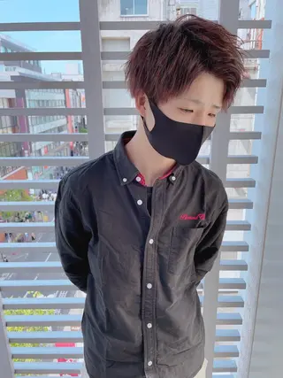 ショート カラー ヘアアレンジ メンズ メンズZina代表 田端 麗治のヘアスタイル