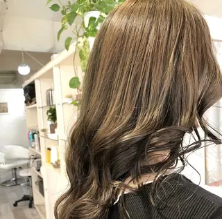 ロング カラー カラー職人 なかもと たつひろのヘアスタイル