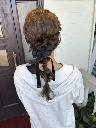 ヘアアレンジ 江原 彩華のヘアスタイル