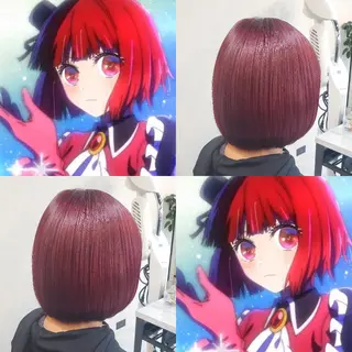 ショート カラー 派手髪/ハイトーン/ エクステ✨ユウキのヘアスタイル