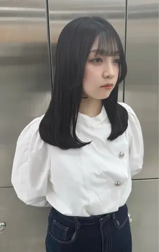 セミロング yuimarl切田 はじめ✨のヘアスタイル