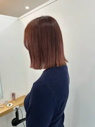ミディアム カラー レイヤー/ナチュラル 💐nao.のヘアスタイル