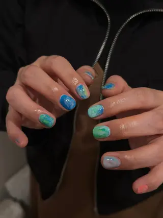 ネイル 🎀フェイ フェイ🫧💗のネイルデザイン