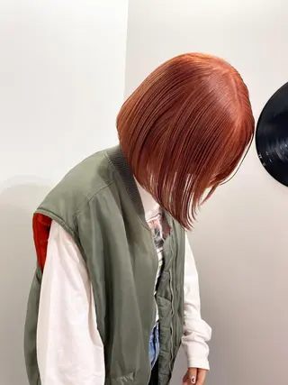 ミディアム カラー パーマ 💖美髪矯正💖 辻未侑のヘアスタイル