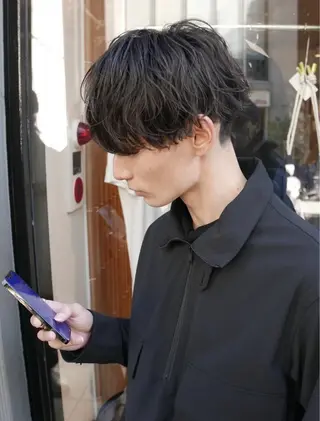 ショート パーマ メンズ SENTA✨メンズ パーマ✨fifth栄のヘアスタイル