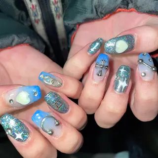 ネイル 【 ﾈｲﾘｽﾄ&ｱｲ ﾘｽﾄ】キヨカのネイルデザイン