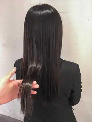 ロング カラー パーマ トミタ アツシのヘアスタイル