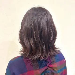 ミディアム カラー 🍒中川葵久美🍒 レイヤー/メンズのヘアスタイル