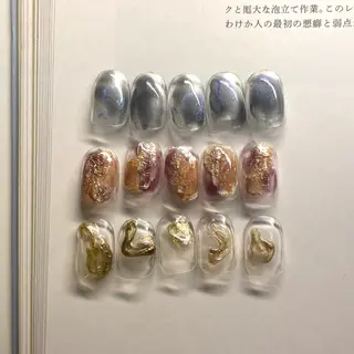 ネイル 大人ワンホン キラキラ/Ayanoのネイルデザイン