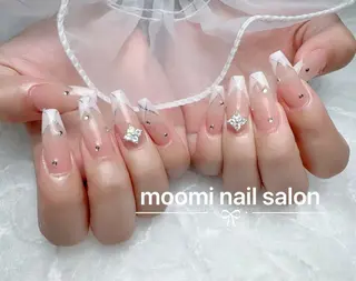 ロング 長さだし専門 Moominのネイルデザイン
