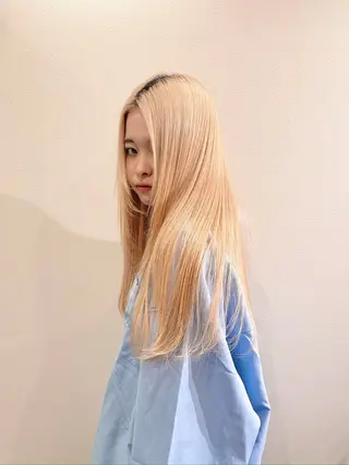 ロング カラー 悦喜 雅史のヘアスタイル